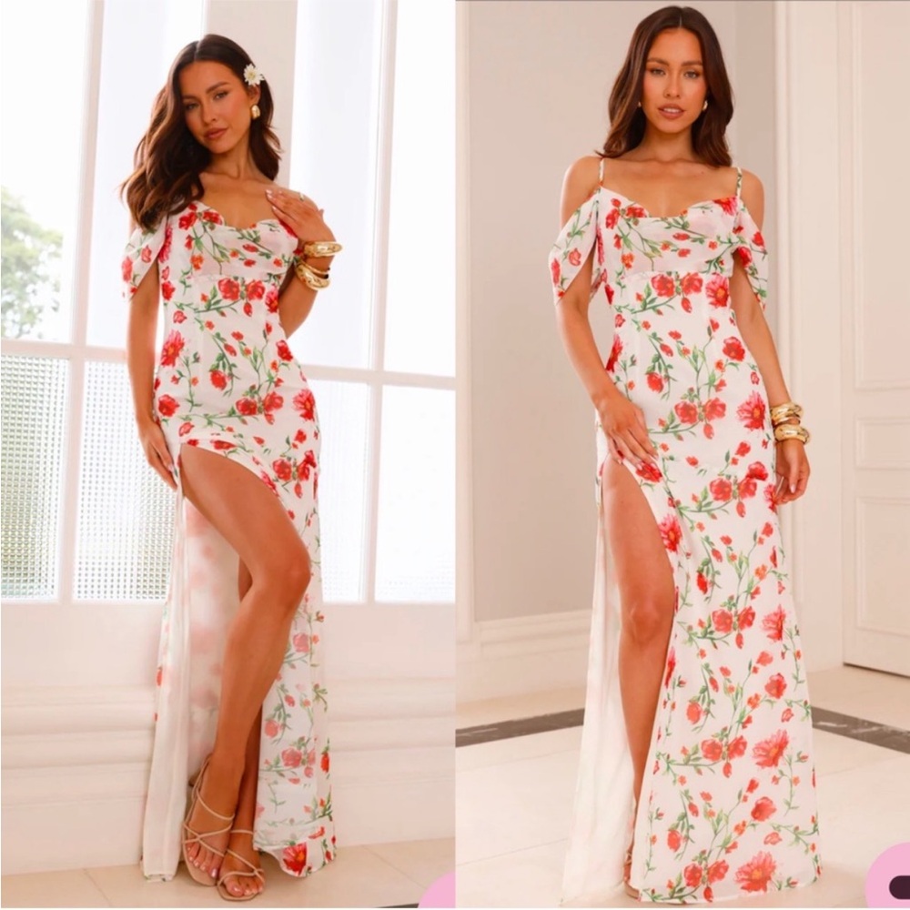 Hello Molly Floral Maxi Dress NWT